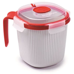Snips - Mug Tazza per Bevande Calde e zuppe per microonde 0,70 lt Linea Tempozero bpa Free Made in Italy nips Colore Bianco 14,5 x 14,5 x 12 cm, 0.7