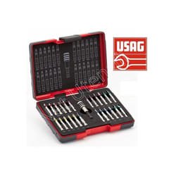 Usag - 664 S25 serie kit inserti bit lunghi esagonali torx a croce ph pz e taglio