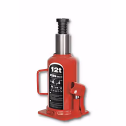 Usag U19512002, Universale, 12000 kg, Martinetto meccanico, 22 cm, 44,7 cm, Nero, Rosso, Acciaio inox