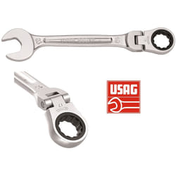 Usag - 285 kf chiave combinata a cricchetto snodata fissa e stella snodo combinate