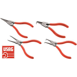 Usag - 127 C/SE4 kit serie 4 pinze per fermi anelli elastici seeger interni estern