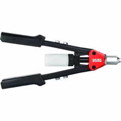 USAG 995 LA RIVETTATRICE DIRITTA COMPATTA PROFESSIONALE MANUALE A LEVA CARATTERISTICHE: Modello compatto con la stessa capaci ...
