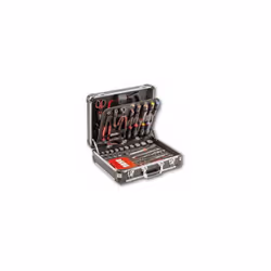 16 chiavi a bussola 1/2" con bocca esagonale 10-11-12-13-14-15-16-17-18-19-21-22-24-27-30-32 mm 13 chiavi a bussola 1/4" con ...