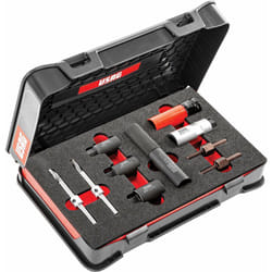 USAG U02720001 Kit Universale per la rimozione di Dadi e Viti antifurto, Nero