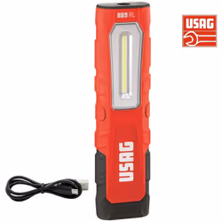USAG 889 RL LAMPADA TORCIA LUCE LED ISPEZIONE RICARICABILE MAGNETICA MAX 420 LM DESCRIZIONE Doppio utilizzo: lampada di ispez ...