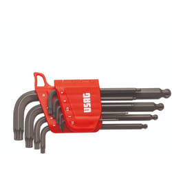 Usag - 280 X/S9 set 9 chiavi maschio con profilo esagonale speciale x grip