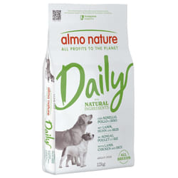 Almo Nature - Daily per Cani con Agnello, Pollo e Riso da 12 Kg