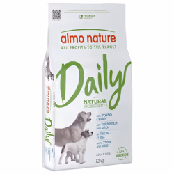 Almo Daily crocchette con Tonno e Riso Ingredienti naturali Arricchite con minerali e vitamine. Almo Daily crocchette con Ton ...