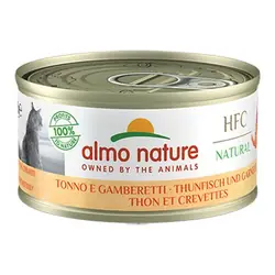 Almo Nature HFC Natural Tonno e Gamberetti 70g Lattina Gatti Adulti