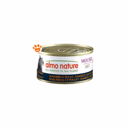 L'umido HFC, grazie alla qualità degli ingredienti in origine idonei al consumo umano, ora alimento per il tuo gatto, apporta ...