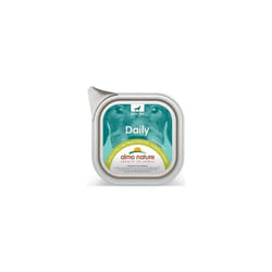 Almo Nature - Daily Menu per Cane in Vaschetta da 100 gr Pollo e Piselli