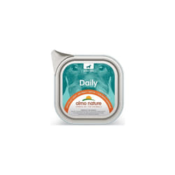 Almo Nature - Daily Menu per Cane Adult in Vaschetta da 300 gr Vitello e Carote