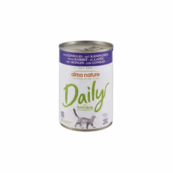 Morbida mousse Almo Nature Daily Menu con ingredienti naturali di qualità. Privo di conservanti ed additivi, è disponibile in ...