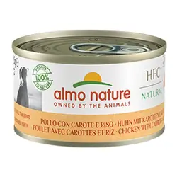 Almo Nature HFC Natural Pollo Carote e Riso 95g Lattina Cani Adulti