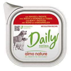 Almo Nature 8001154125771 cibo umido per cani Manzo, Patata Adulto 100 g