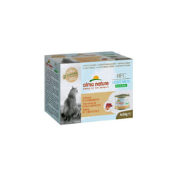 Almo Nature - hfc Natural Light Meal per Gatti da 4x50 gr Tonno e Gamberetti