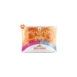 Almo Nature - Cat Adult Daily Merluzzo con Gamberetti e Tonno e Salmone (6x70 Gr) Cat Adult Daily Merluzzo con Gamberetti e Tonno e Salmone (6x70 Gr)