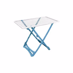 In resina, 10 metri da stendere, ideale per essere infilato nella vasca da bagno. Dimensioni L92xP50xH81 cm.