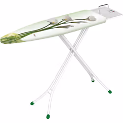 Gimi Classic, Asse da stiro completo, Cotone, Ferro da stiro a secco e a vapore, Multicolore, Bianco, Fantasia, Motivo florea ...