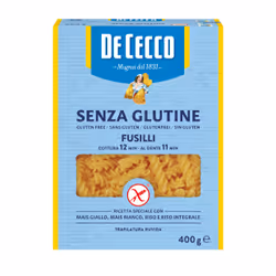 Fusilli Senza Glutine 400g - Pasta De Cecco
