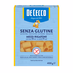 Mezzi Rigatoni senza glutine - De Cecco