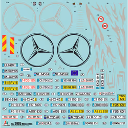 Italeri Mercedes Benz Actros MP4 Gigaspace Modellino di camion/rimorchio Kit di montaggio 1:24