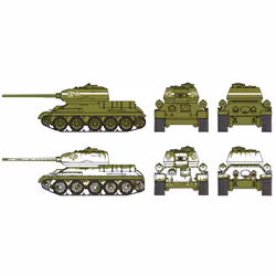 Italeri T-34/85 Tank model Kit di montaggio 1:72
