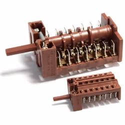 COMMUTATORE FORNO - POSIZIONI 6 0 - AMP.15 - FASTON 14 NARDI CODICE ORIGINALE 040899008808