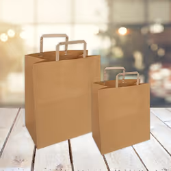 Florio 70715, Sacchetto regalo, Beige, Monocromatico, 350 mm, 230 mm, 250 mm