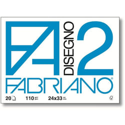 Fabriano Album Disegno F2 20 Fogli 24x33 cm ruvido