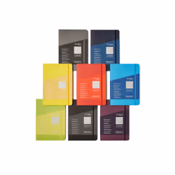 Fabriano Ecoqua Plus, Monocromatico, Nero, A4, 80 fogli, 90 g/m², Copertina morbida