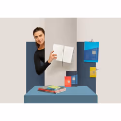 Fabriano Ecoqua Plus quaderno per scrivere A4 80 fogli Nero