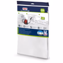 Sacco con valvola esclusiva EvoValve per creare il sottovuoto e custodia decorata con finestra trasparente. La maxi capienza  ...