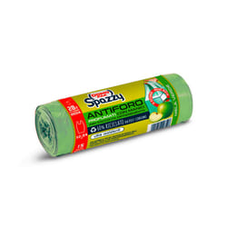 Domopak 8001410098528 sacchetto per rifiuti 28 L Verde 15 pz