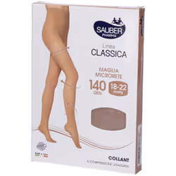 Sauber Collant 140 Denari Maglia Microrete per Circolazione 140 Denari