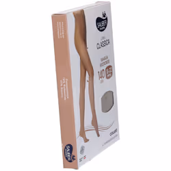 Sauber Collant 140 Denari Maglia Microrete Chiaro 3 Linea Classica per Circolazione Collant