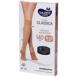Sauber Gambaletto 140 Maglia Microrete Nero 3 Linea Classica per Circolazione 140 Den
