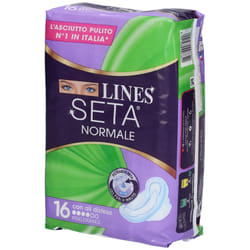 LINES Seta Normale Con Ali 16 pz Assorbenti