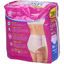 Lines Specialist Pants Plus Pannoloni a Mutanda Taglia M 8 Pezzi