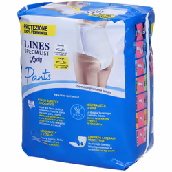 Lines Pants Plus Mutandine Assorbenti Misura Large 7 Pezzi