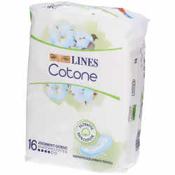 Lines Cotone Non Ultra Assorbenti Anatomici Distesi 16 Pezzi