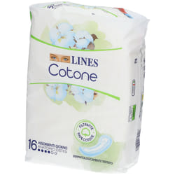 Lines Cotone Non Ultra Assorbenti Anatomici Distesi 16 Pezzi