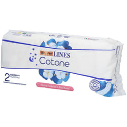 Lines Cotone Non Ultra Notte per Flussi Intensi 12 Pezzi