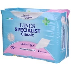 Lines Specialist Classic Traversa per Incontinenza 40x60cm 30 Pezzi