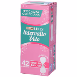 Lines Intervallo Velo Slip per Comfort Quotidiano 42 Pezzi