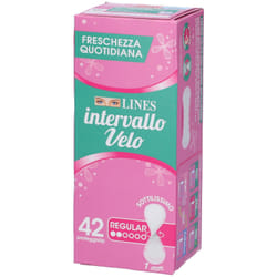 Lines Intervallo Velo Slip per Comfort Quotidiano 42 Pezzi