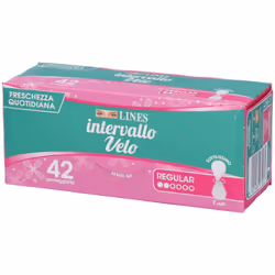 Lines Intervallo Velo Slip per Comfort Quotidiano 42 Pezzi