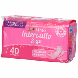 Proteggislip Lines Intervallo Ripiegato offre comfort e discrezione quotidiana. La forma ripiegata facilita il trasporto e l' ...