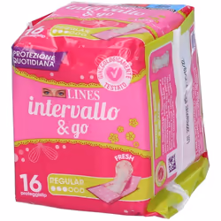 Proteggislip Lines Intervallo Fresh&Go Ripiegati per Uso Quotidiano 16 Pezzi - Vista aggiuntiva 4