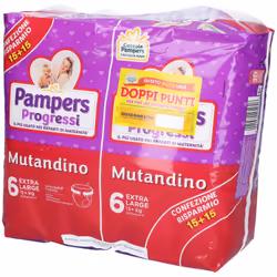 Pampers Progressi Mutandino Extralarge 16+ Kg 30 pz Pannolini